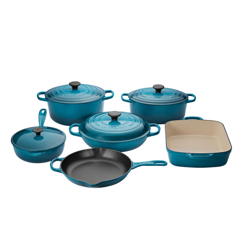 10 Piece Set Enamelled Cast Iron Set Le Creuset® Canada Official Site